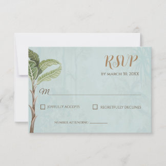Carte de réponse de mariage indien