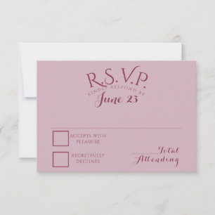 Carte de réponse de mélange de baies de couleur