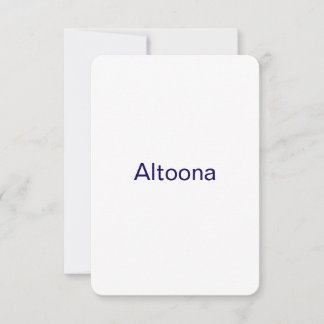 Carte de réponse de promotion simple de marque 3,5