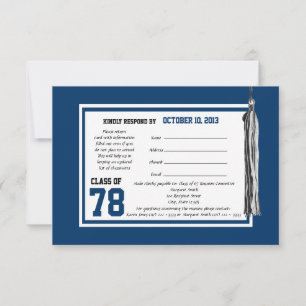 Carte de réponse de réunion de classe