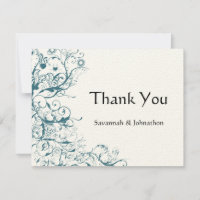 Carte de réponse de RSVP de mariage Oiseaux et tou