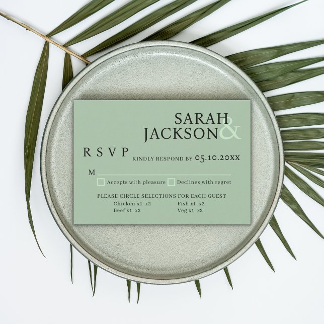 Carte de réponse du Mariage de police simple coule (Créateur téléchargé)