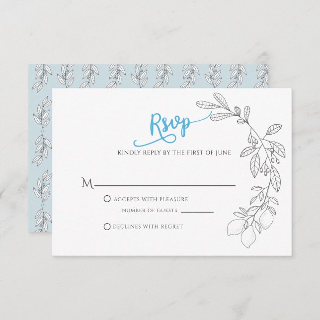 Carte de réponse George (Devant / Derrière)