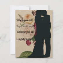 Carte de réponse Je suis heureux que vous soyez ve