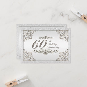 Carte de réponse pour le 60e anniversaire de maria