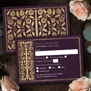 Carte de réponse pour un mariage royal médiéval av