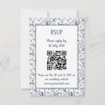 Carte de réponse RSVP cheval et chien de chasse