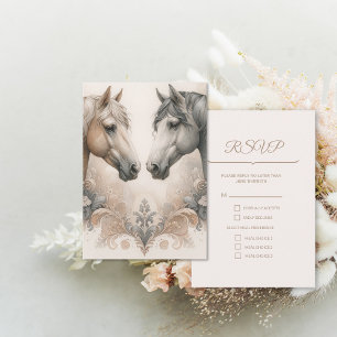 Carte de réponse RSVP de mariage