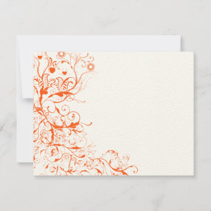 Carte de réponse RSVP de mariage pour les oiseaux