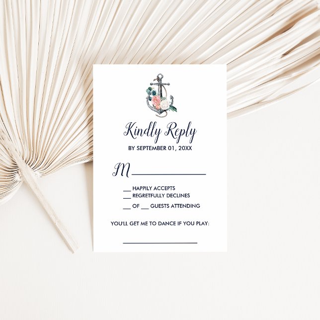 Carte de réponse RSVP pour demande de chanson esti (Créateur téléchargé)