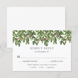 Carte de réponse RSVP pour invitation de mariage a