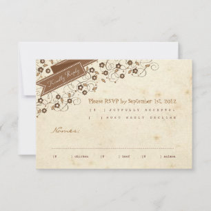 Carte de réponse RSVP Storybook