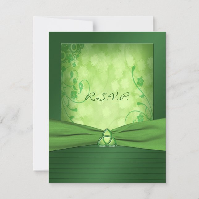 Carte de réponse St. Patrick's Day Celtic Love Kno (Devant)