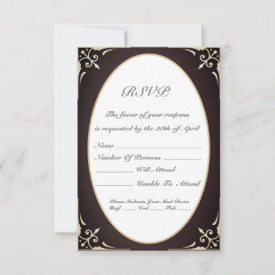 Carte de réponse victorienne