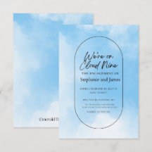 Carte de réponse We're On Cloud Nine