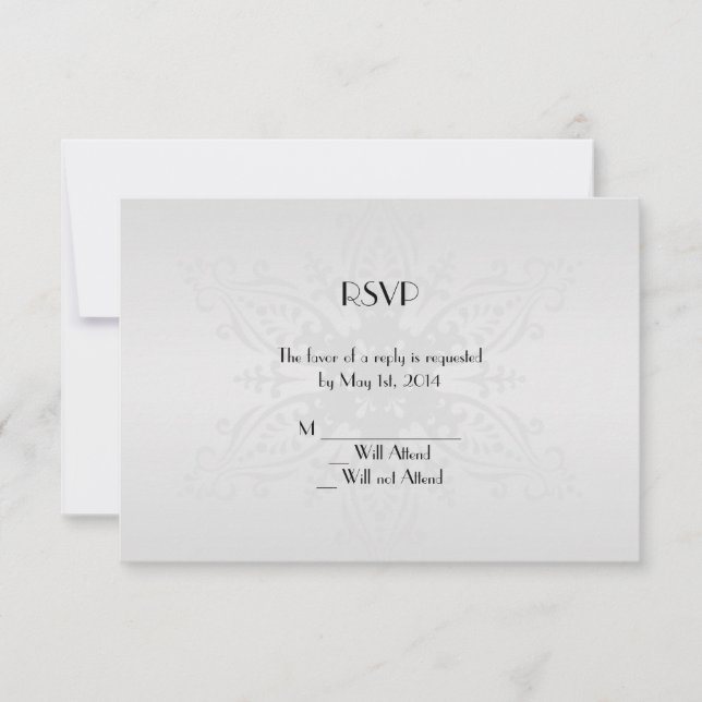 Carte de réponse Winter Wonderland (Devant)