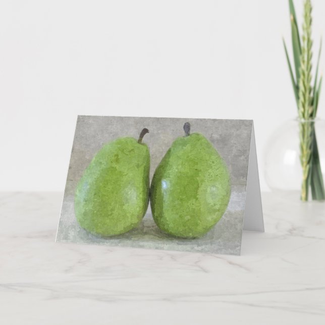 CARTE DE REPRÉSENTATION : Pears_ Card (Devant)