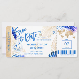 Carte de réservation Billet de boarding Carte du m