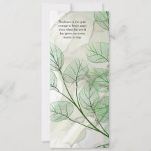 Carte de résilience et de courage