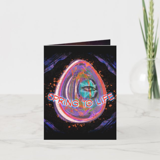 Carte de ressort pour les oeufs mystiques (Devant)