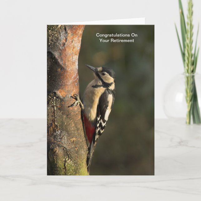 Carte de retrait du pic forestier (Devant)