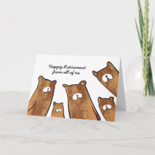 Carte de retraite des ours