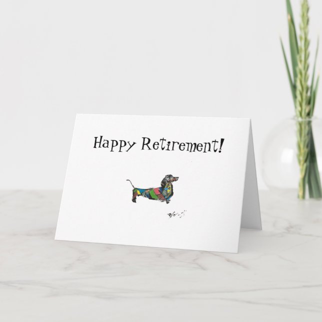 Carte de retraite plissée (Devant)