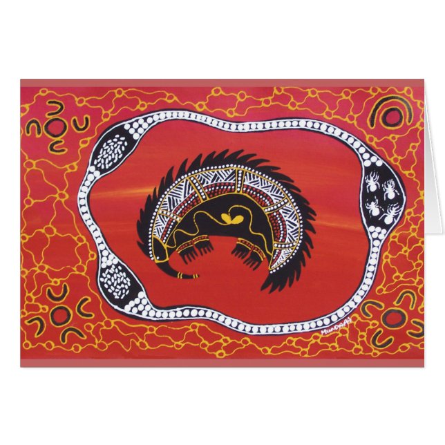 Carte de rêve Echidna (Devant horizontal)