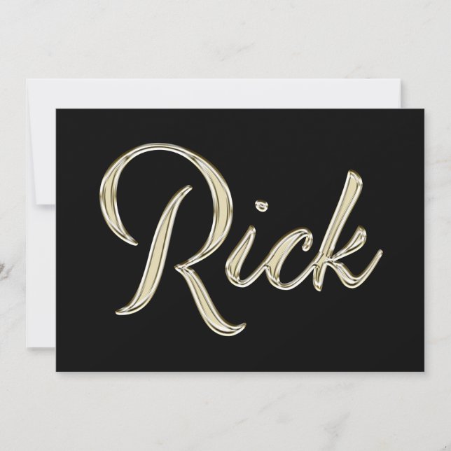 Carte de Rick White Gold (Devant)