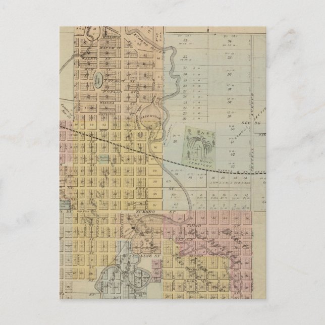 Carte de Rochester, Minnesota (Devant)