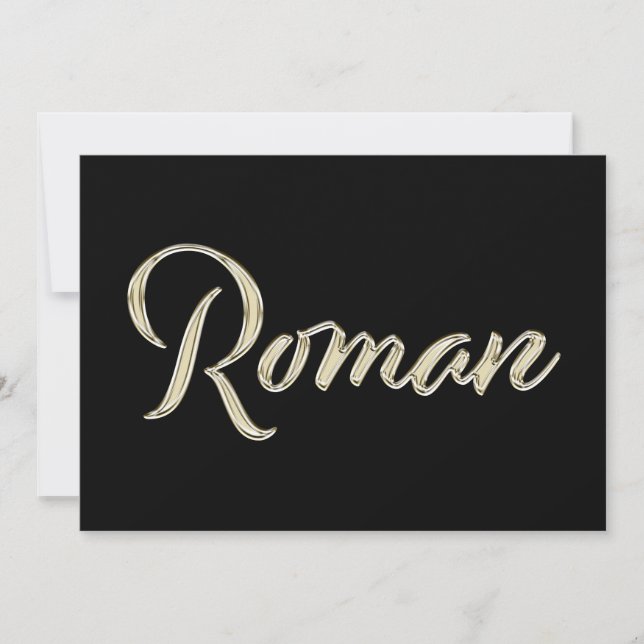 Carte de Roman White Gold (Devant)