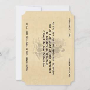 Carte de rotation de Gentleman (support 5" x 7")