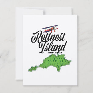 Carte de Rottnest Island Australie