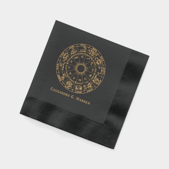 Carte de roue zodiaque céleste n° 1 Nom (Gauche)