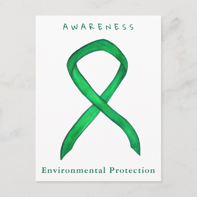 Carte de ruban de sensibilisation à la protection  (Devant)