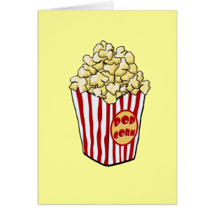 Carte de sac à maïs popcorn