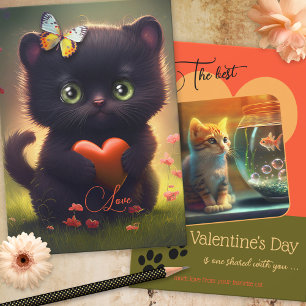 Carte de Saint Kitty Valentine's Day