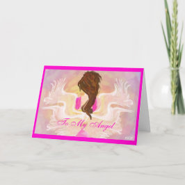 Carte de Saint-Valentin "à mon ange"