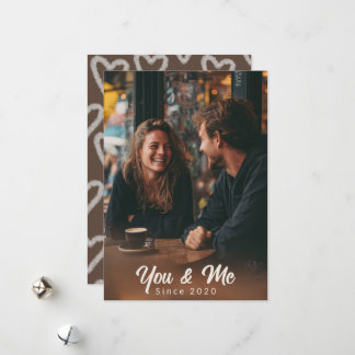Carte de Saint-Valentin avec photo personnalisée T