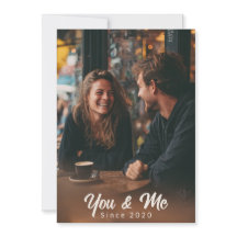 Carte de Saint-Valentin avec photo personnalisée T