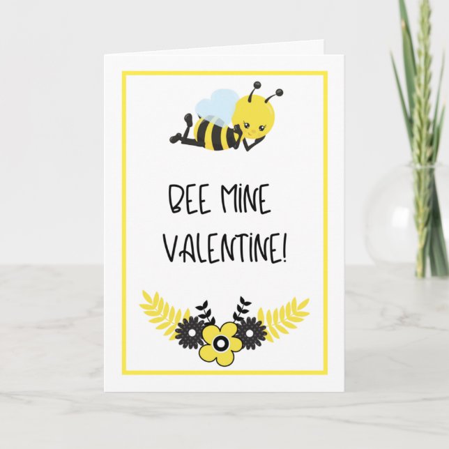 Carte de Saint-Valentin Bee Mine (Devant)