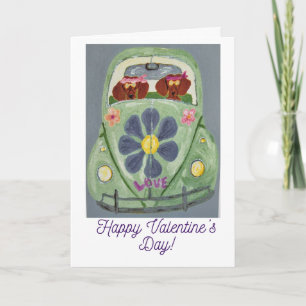Carte de Saint-Valentin Chien Dachshund