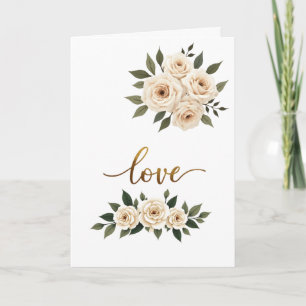 Carte de Saint-Valentin d'amour