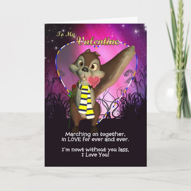 Carte de Saint-Valentin de fan de Leeds Footbally (Devant)