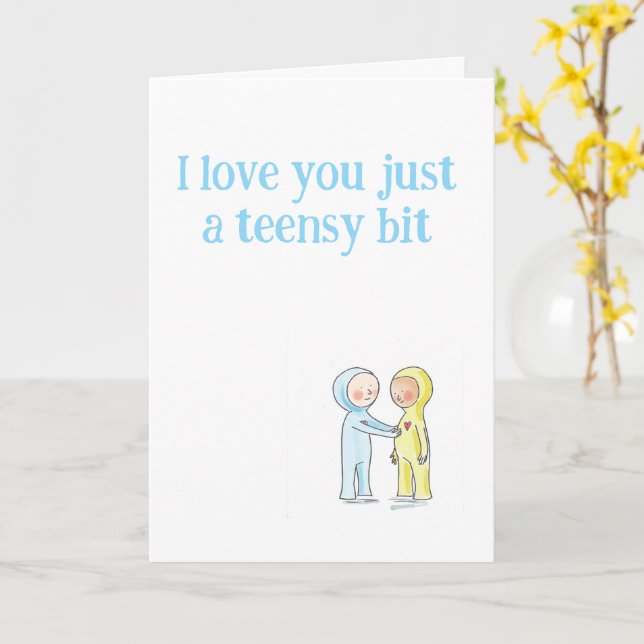 Carte de Saint-Valentin drôle pour n'importe qui (Fleur jaune)