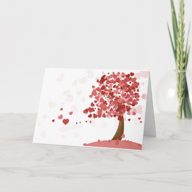 Carte de Saint Valentin Heart Tree (Devant)
