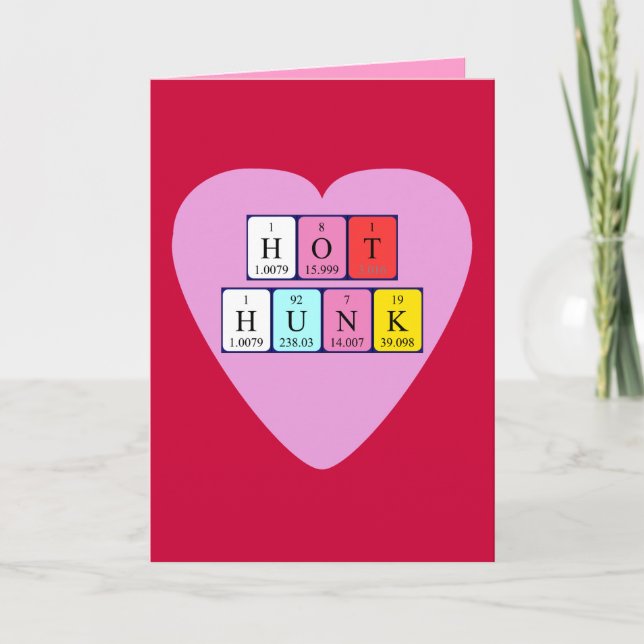 Carte de Saint-Valentin Hot Hunk (Devant)