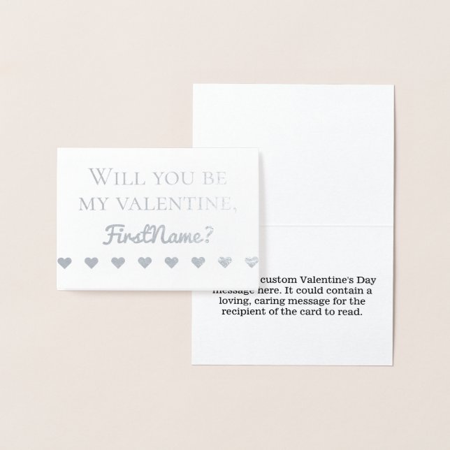 Carte de Saint-Valentin personnalisable (Affichage)