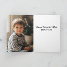 Carte de Saint-Valentin Personnalisée avec un Rato