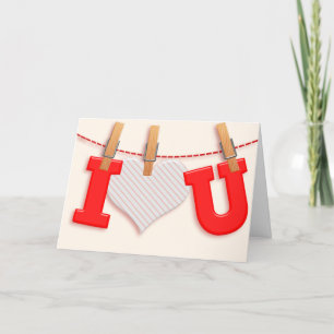 Carte de Saint-Valentin Platon I Heart You